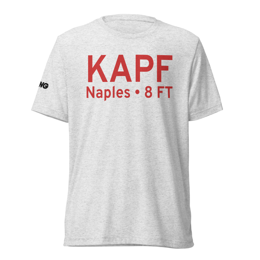 Naples Municipal Airport (KAPF) ICAO Tri-blend T-Shirt 