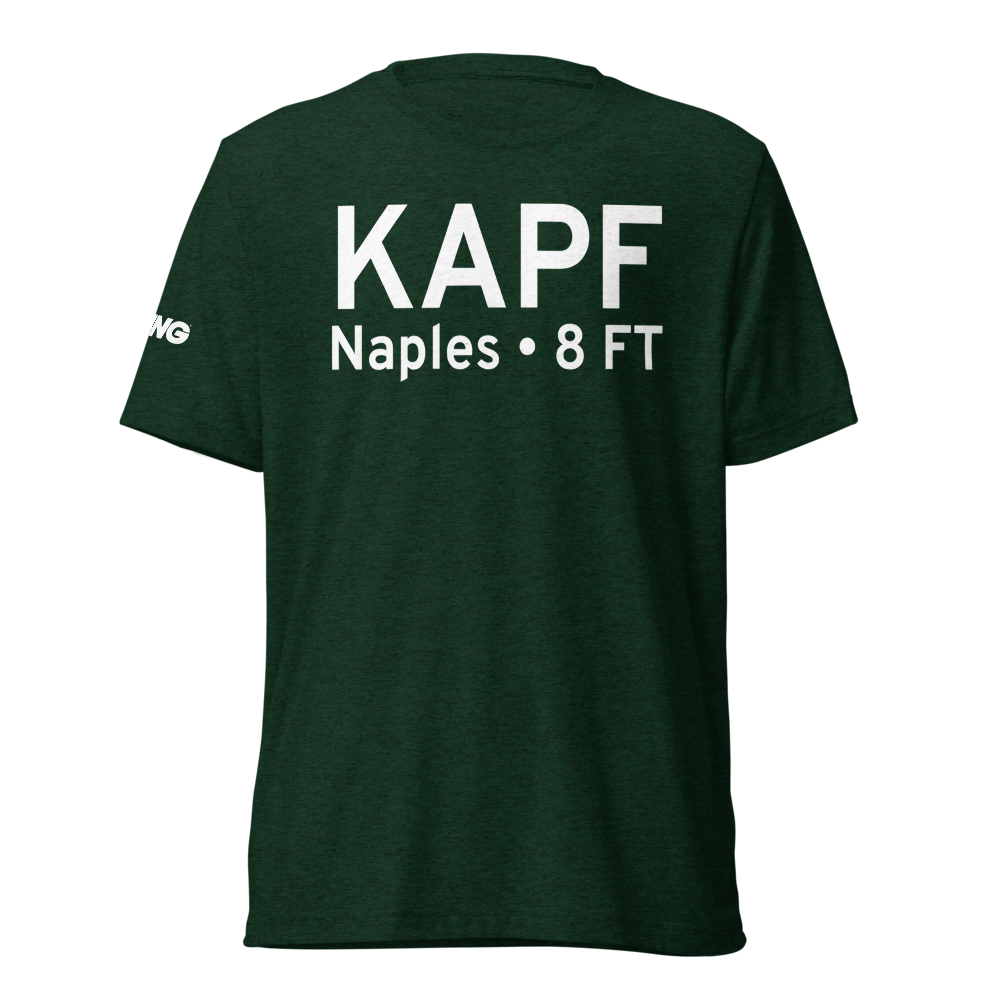 Naples Municipal Airport (KAPF) ICAO Tri-blend T-Shirt 