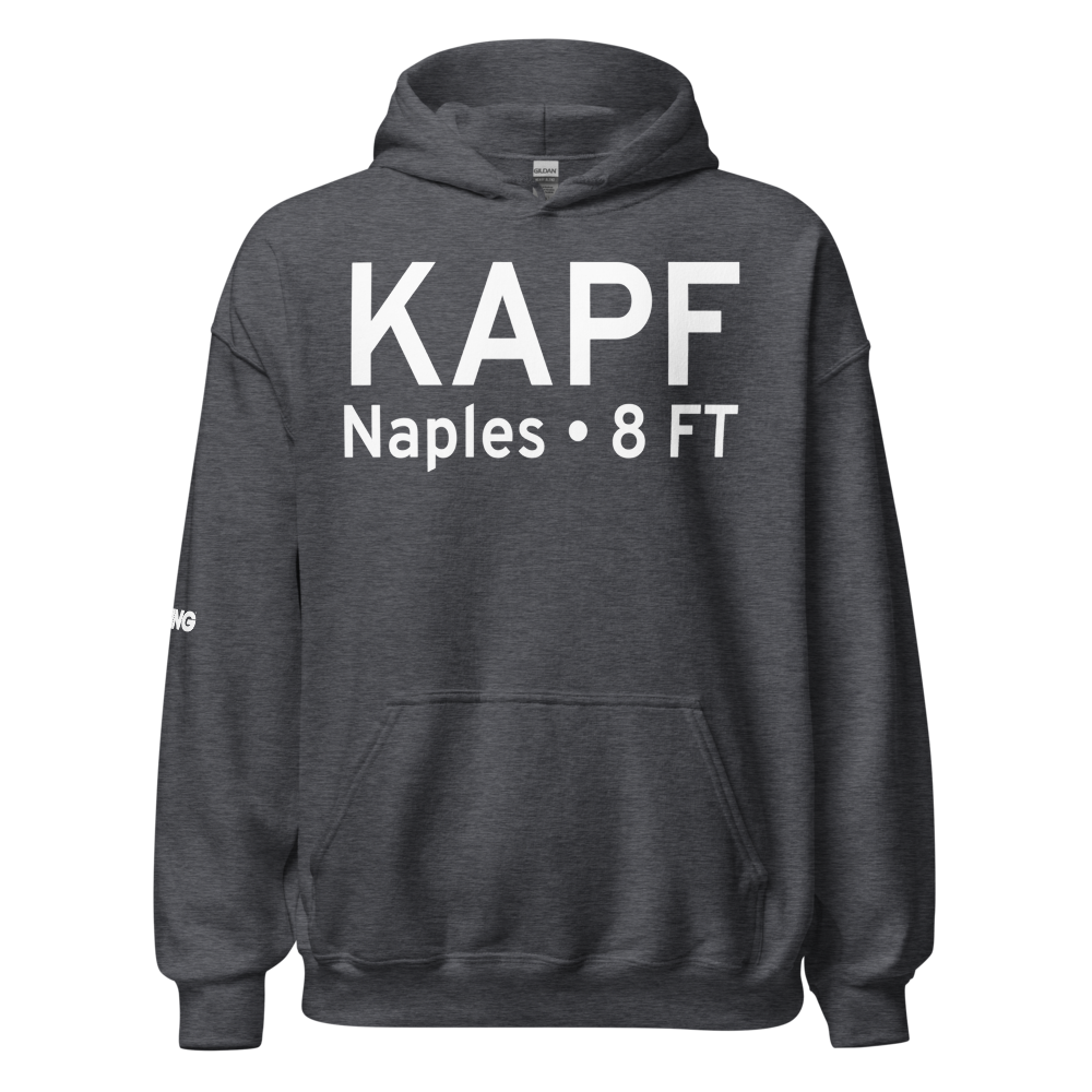 Naples Municipal Airport (KAPF) ICAO Hoodie Sweatshirt 