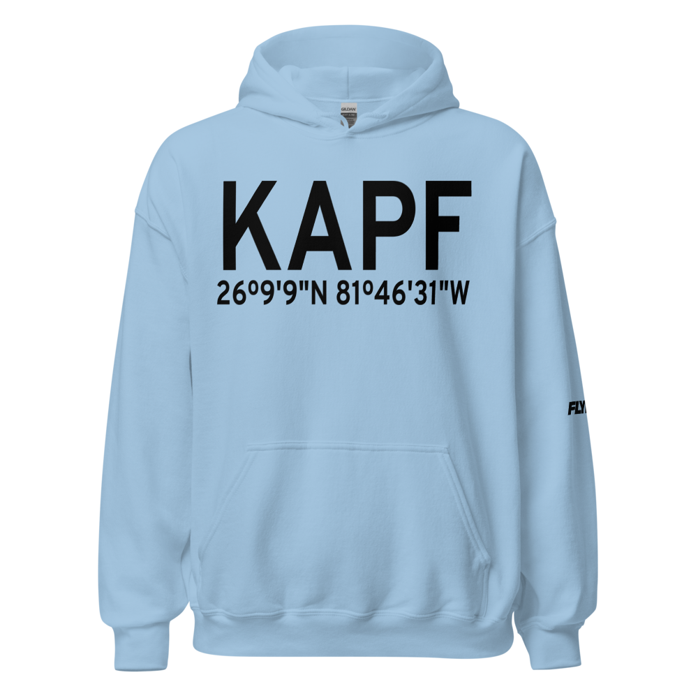 Naples Municipal Airport (KAPF) ICAO Hoodie Sweatshirt 