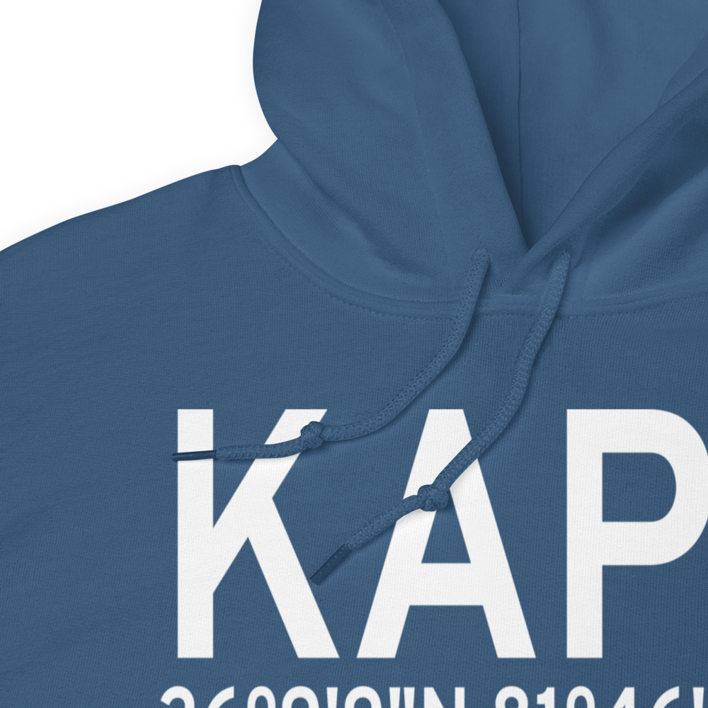 Naples Municipal Airport (KAPF) ICAO Hoodie Sweatshirt 