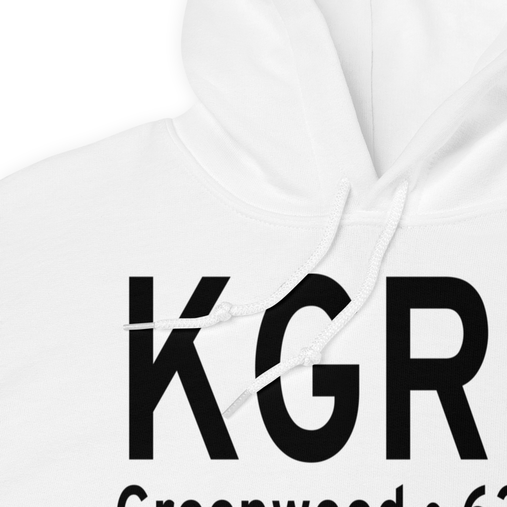 Greenwood County Airport (KGRD) ICAO Hoodie Sweatshirt 