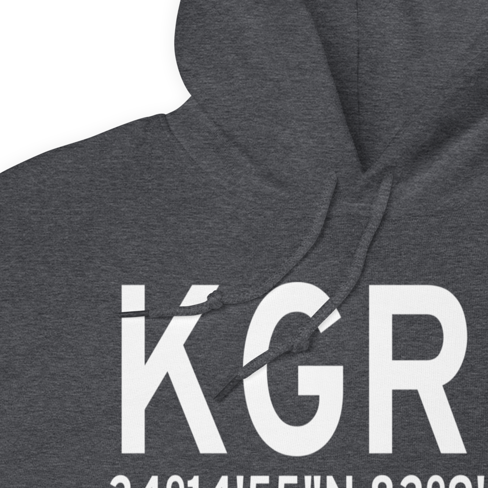 Greenwood County Airport (KGRD) ICAO Hoodie Sweatshirt 