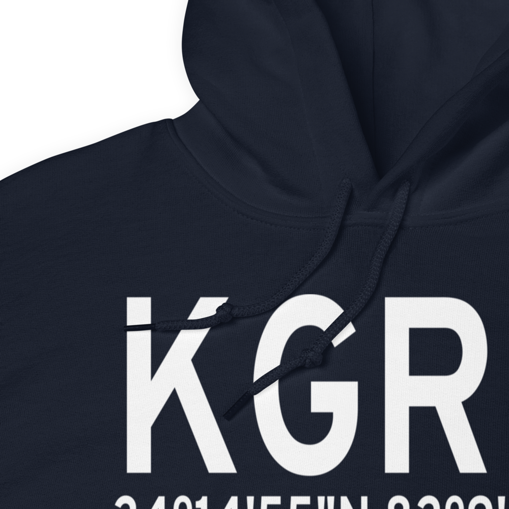 Greenwood County Airport (KGRD) ICAO Hoodie Sweatshirt 