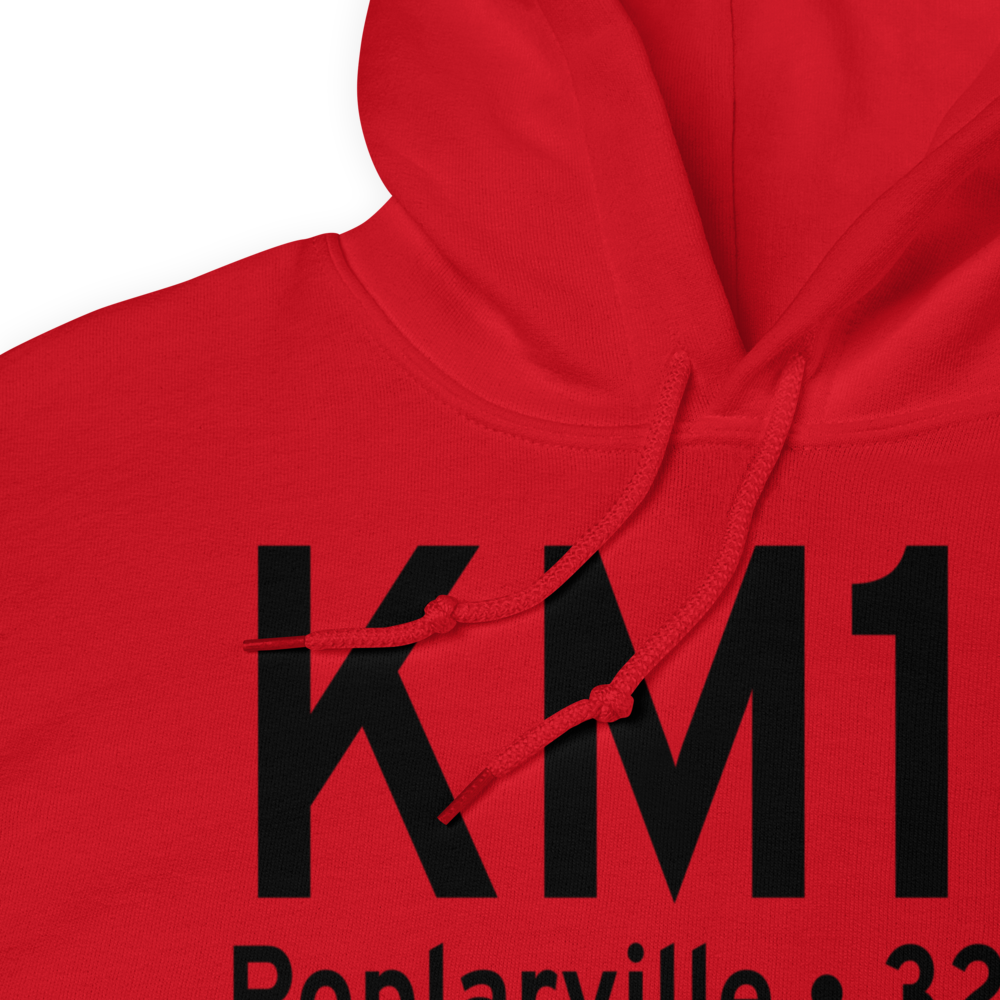 Poplarville Pearl River County Airport (KM13) ICAO Hoodie Sweatshirt 