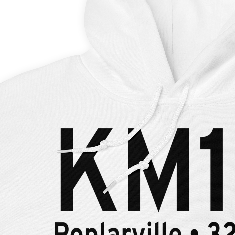Poplarville Pearl River County Airport (KM13) ICAO Hoodie Sweatshirt 
