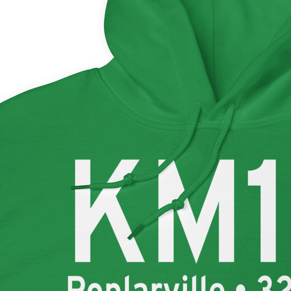 Poplarville Pearl River County Airport (KM13) ICAO Hoodie Sweatshirt 