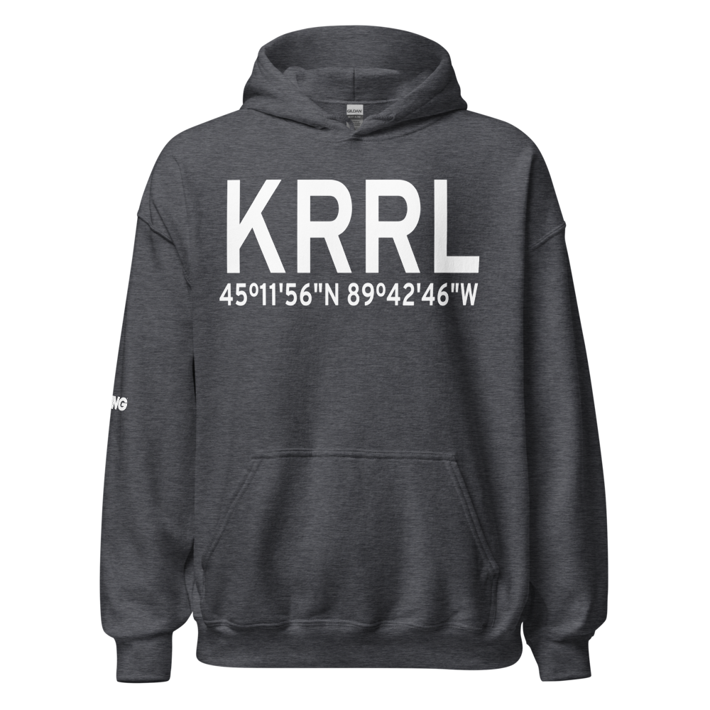 Merrill Municipal Airport (KRRL) ICAO Hoodie Sweatshirt 