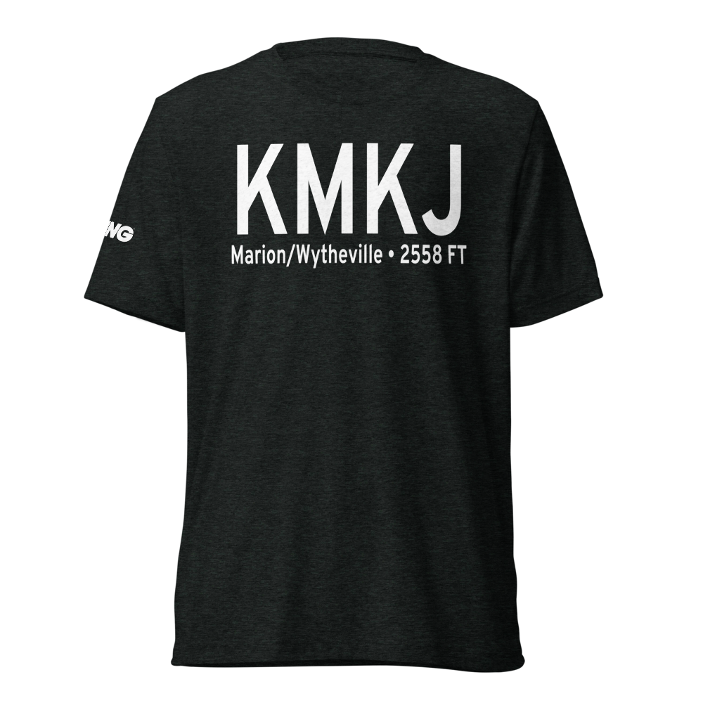 Mountain Empire Airport (KMKJ) ICAO Tri-blend T-Shirt 