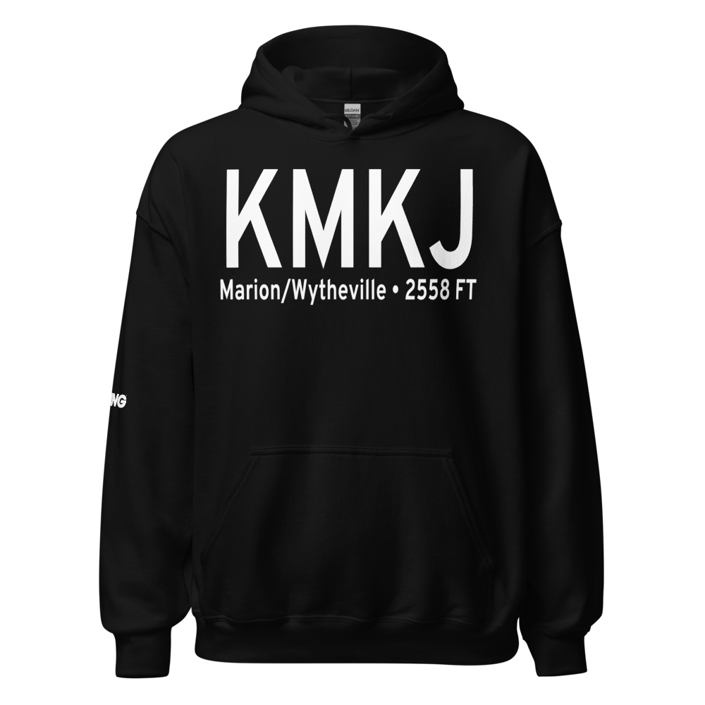 Mountain Empire Airport (KMKJ) ICAO Hoodie Sweatshirt 