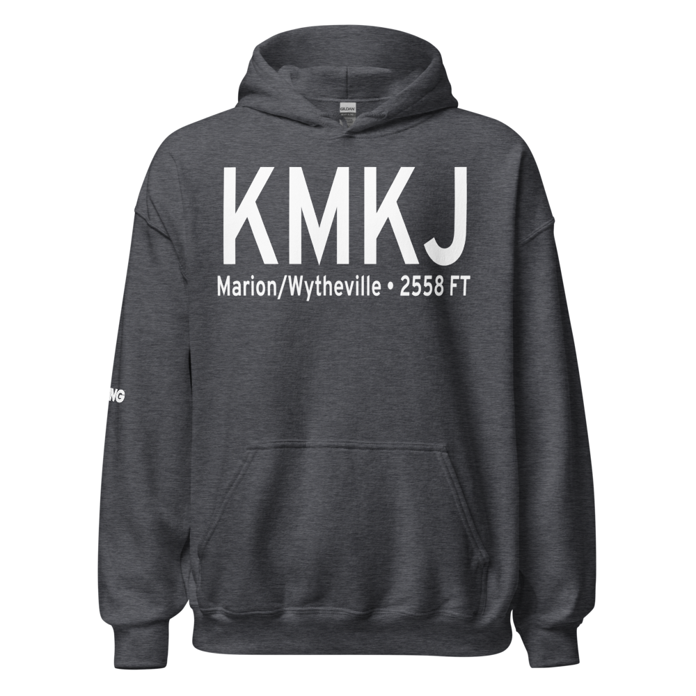 Mountain Empire Airport (KMKJ) ICAO Hoodie Sweatshirt 