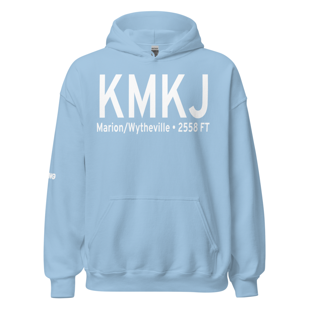 Mountain Empire Airport (KMKJ) ICAO Hoodie Sweatshirt 