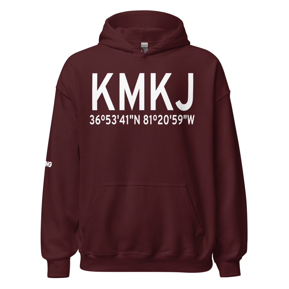 Mountain Empire Airport (KMKJ) ICAO Hoodie Sweatshirt 