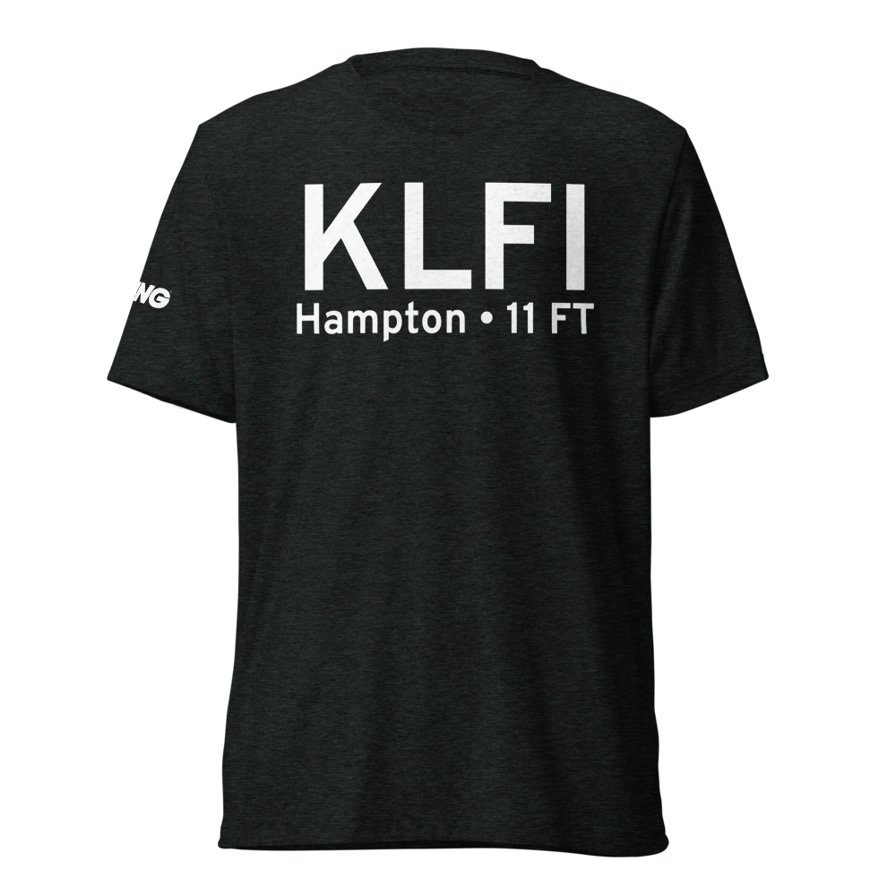 Langley Air Force Base (KLFI) ICAO Tri-blend T-Shirt 