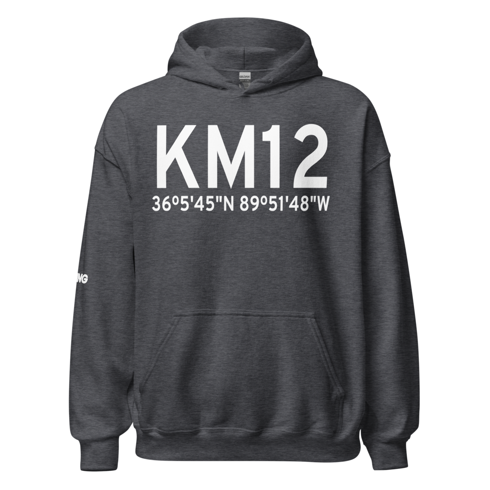 Steele Municipal Airport (KM12) ICAO Hoodie Sweatshirt 