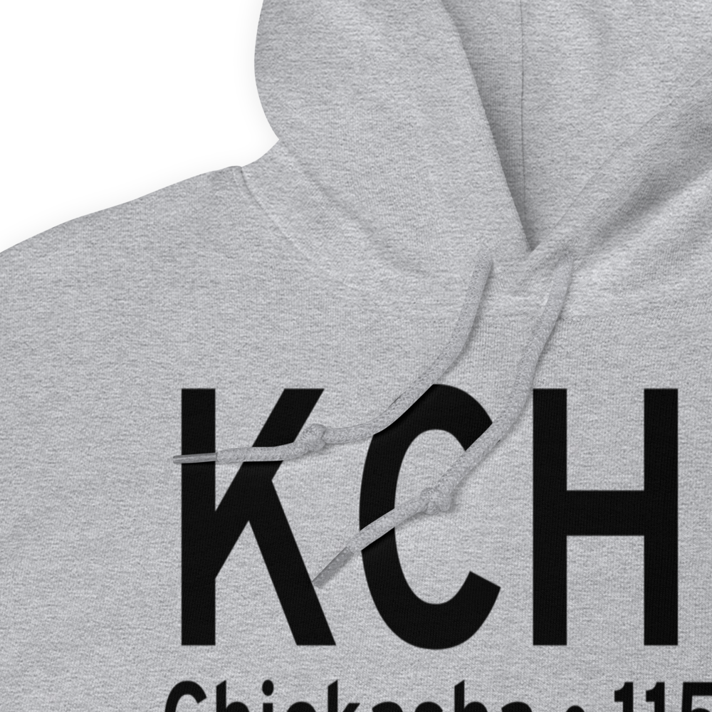Chickasha Municipal Airport (KCHK) ICAO Hoodie Sweatshirt 
