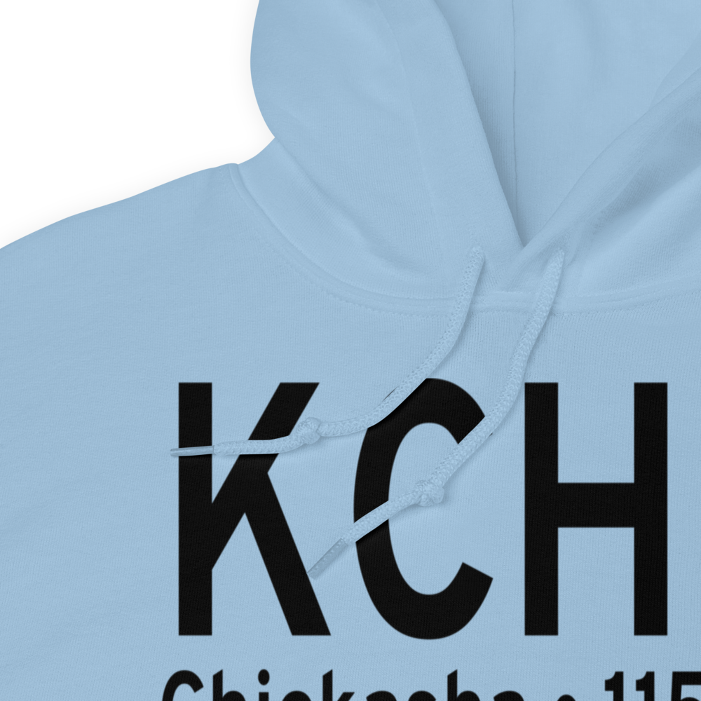 Chickasha Municipal Airport (KCHK) ICAO Hoodie Sweatshirt 