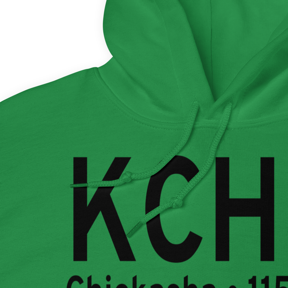 Chickasha Municipal Airport (KCHK) ICAO Hoodie Sweatshirt 