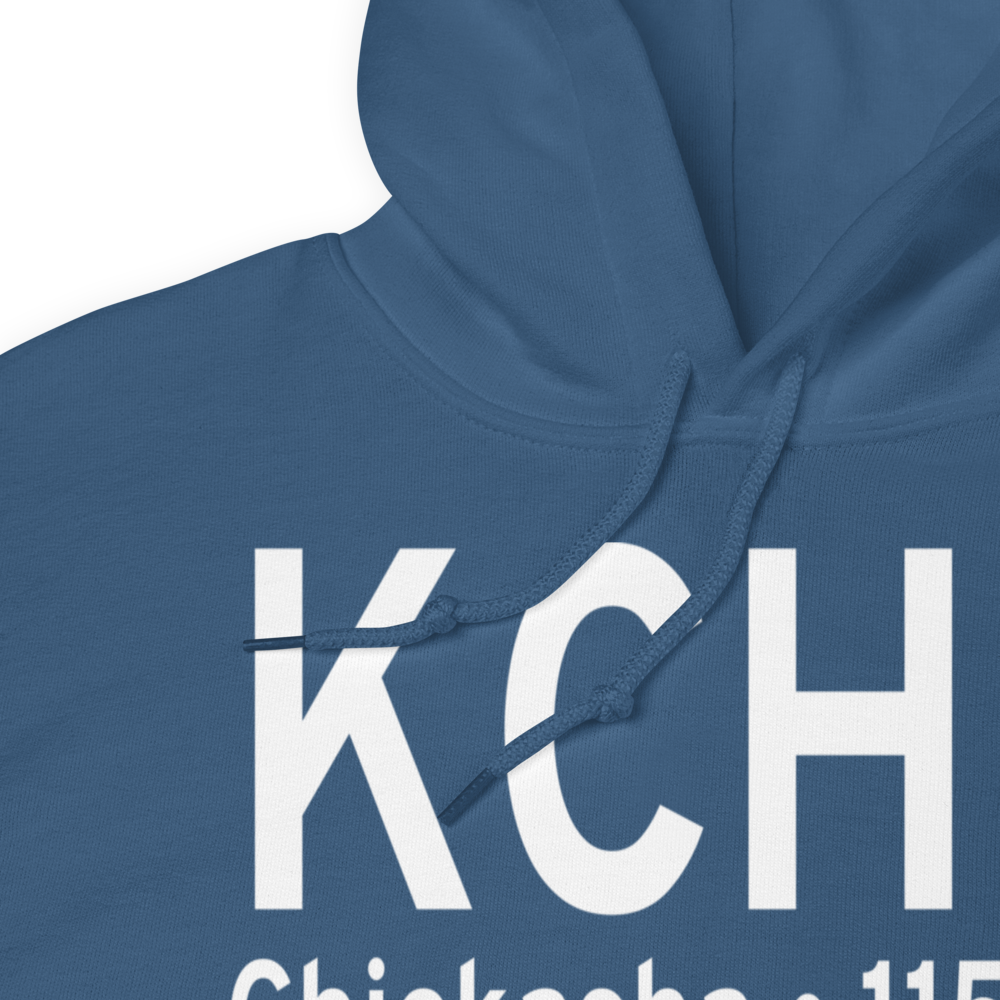 Chickasha Municipal Airport (KCHK) ICAO Hoodie Sweatshirt 