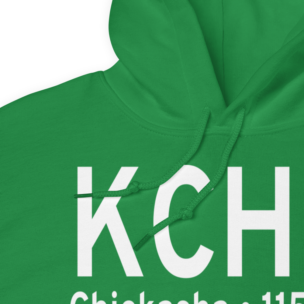 Chickasha Municipal Airport (KCHK) ICAO Hoodie Sweatshirt 