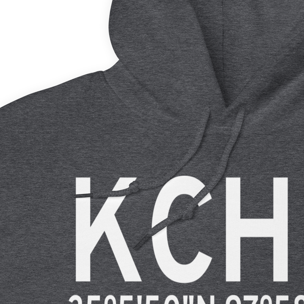 Chickasha Municipal Airport (KCHK) ICAO Hoodie Sweatshirt 