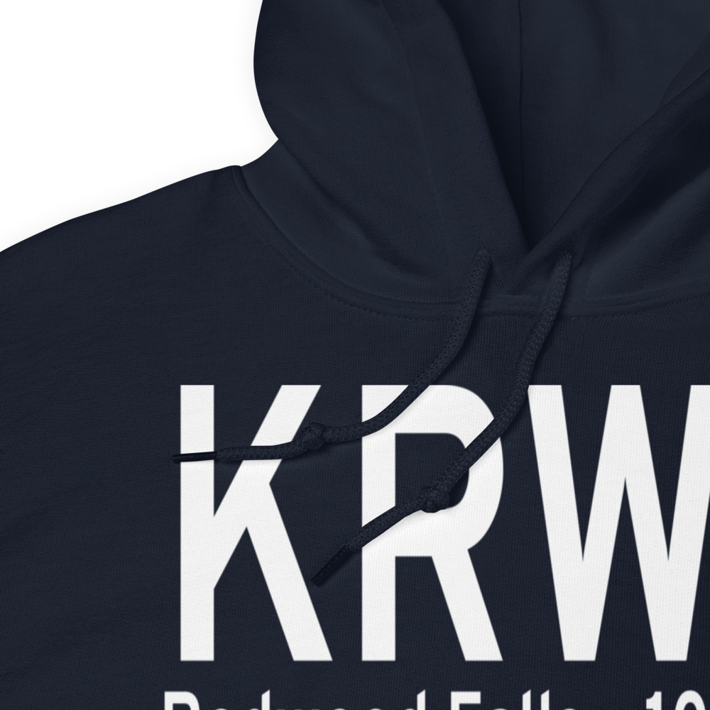 Redwood Falls Municipal Airport (KRWF) ICAO Hoodie Sweatshirt 