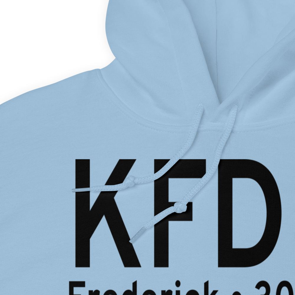 Frederick Municipal Airport (KFDK) ICAO Hoodie Sweatshirt 