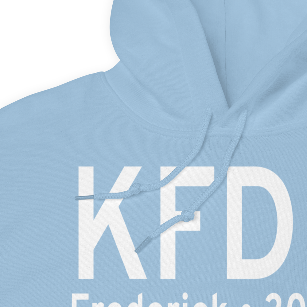 Frederick Municipal Airport (KFDK) ICAO Hoodie Sweatshirt 