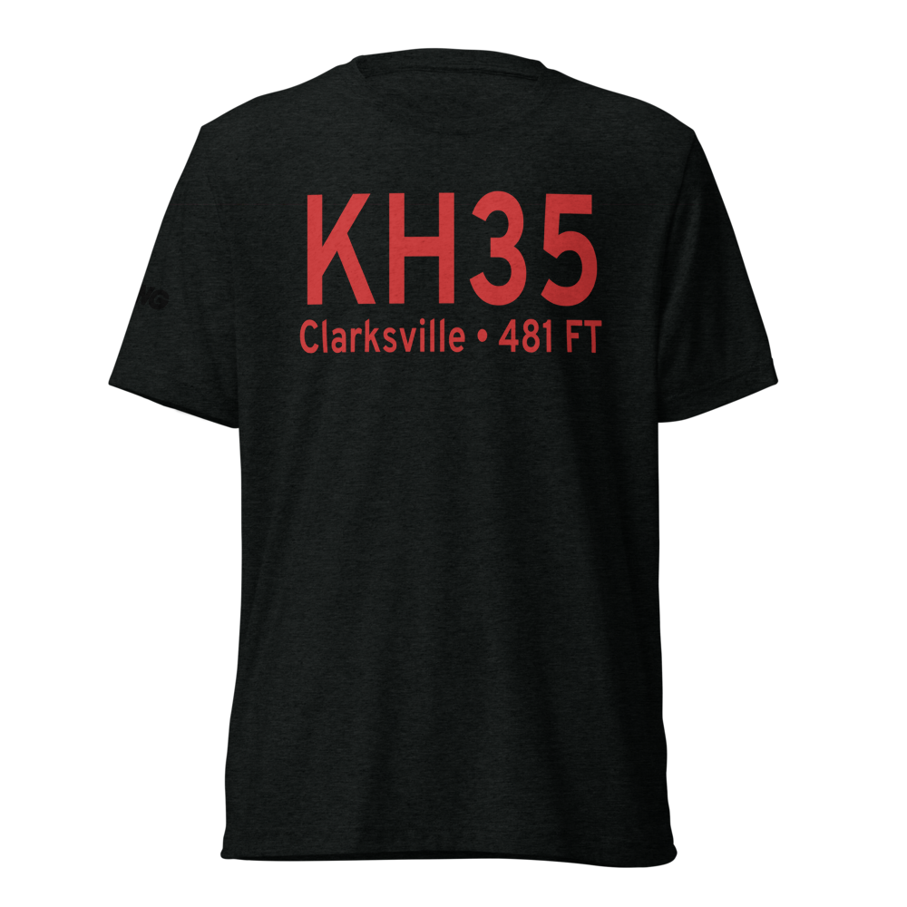 Clarksville Municipal Airport (KH35) ICAO Tri-blend T-Shirt 