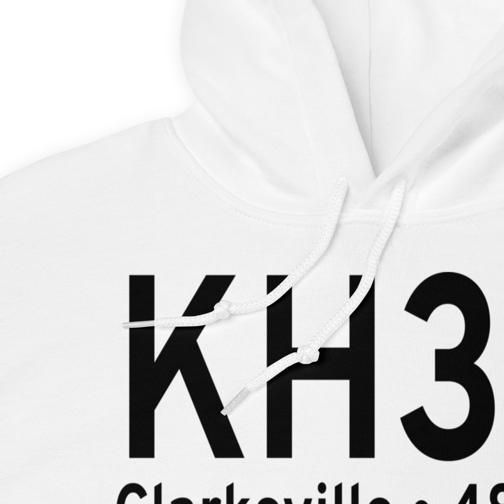 Clarksville Municipal Airport (KH35) ICAO Hoodie Sweatshirt 