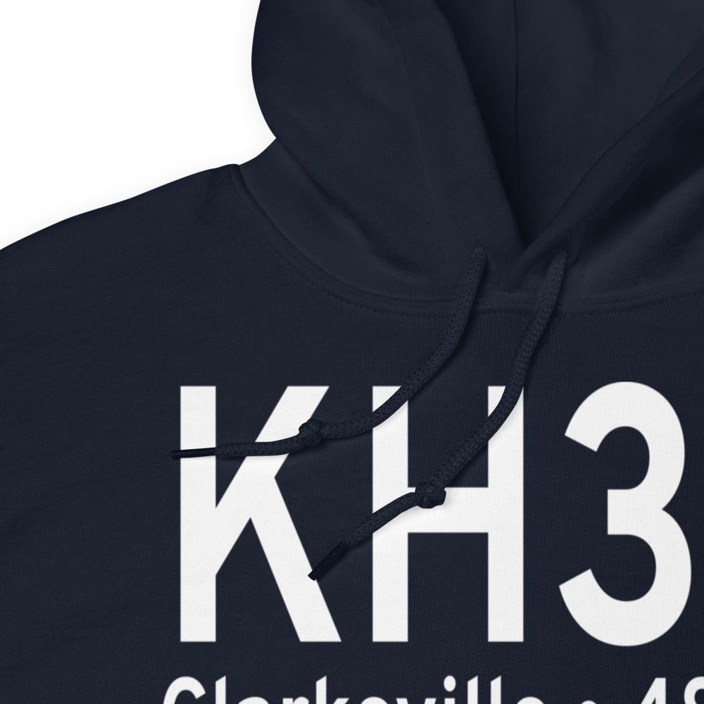 Clarksville Municipal Airport (KH35) ICAO Hoodie Sweatshirt 