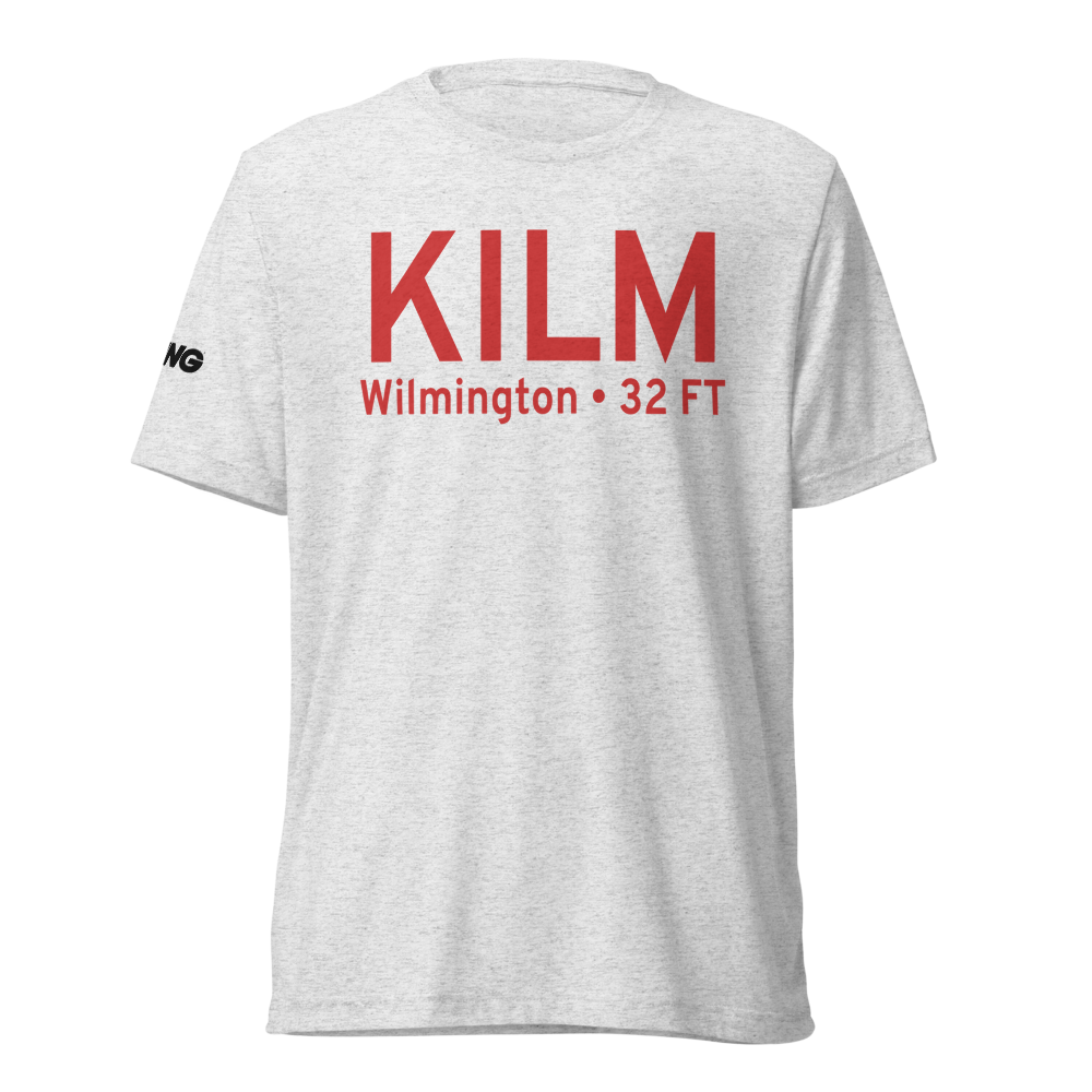 Wilmington International Airport (KILM) ICAO Tri-blend T-Shirt 