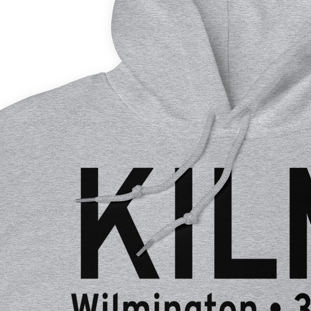 Wilmington International Airport (KILM) ICAO Hoodie Sweatshirt 