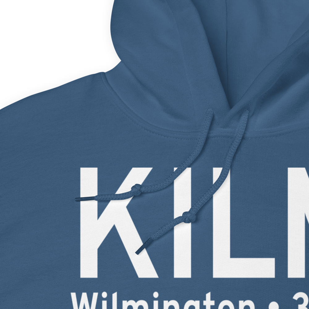 Wilmington International Airport (KILM) ICAO Hoodie Sweatshirt 