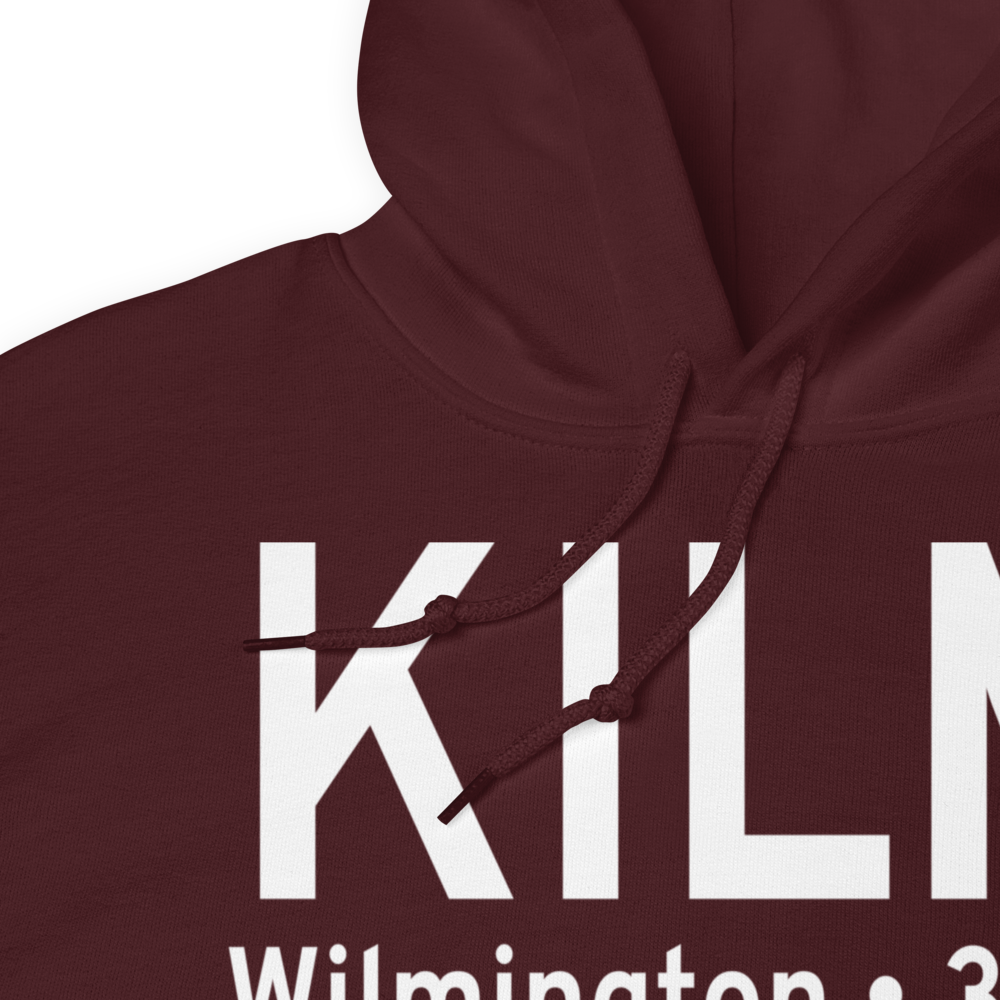 Wilmington International Airport (KILM) ICAO Hoodie Sweatshirt 