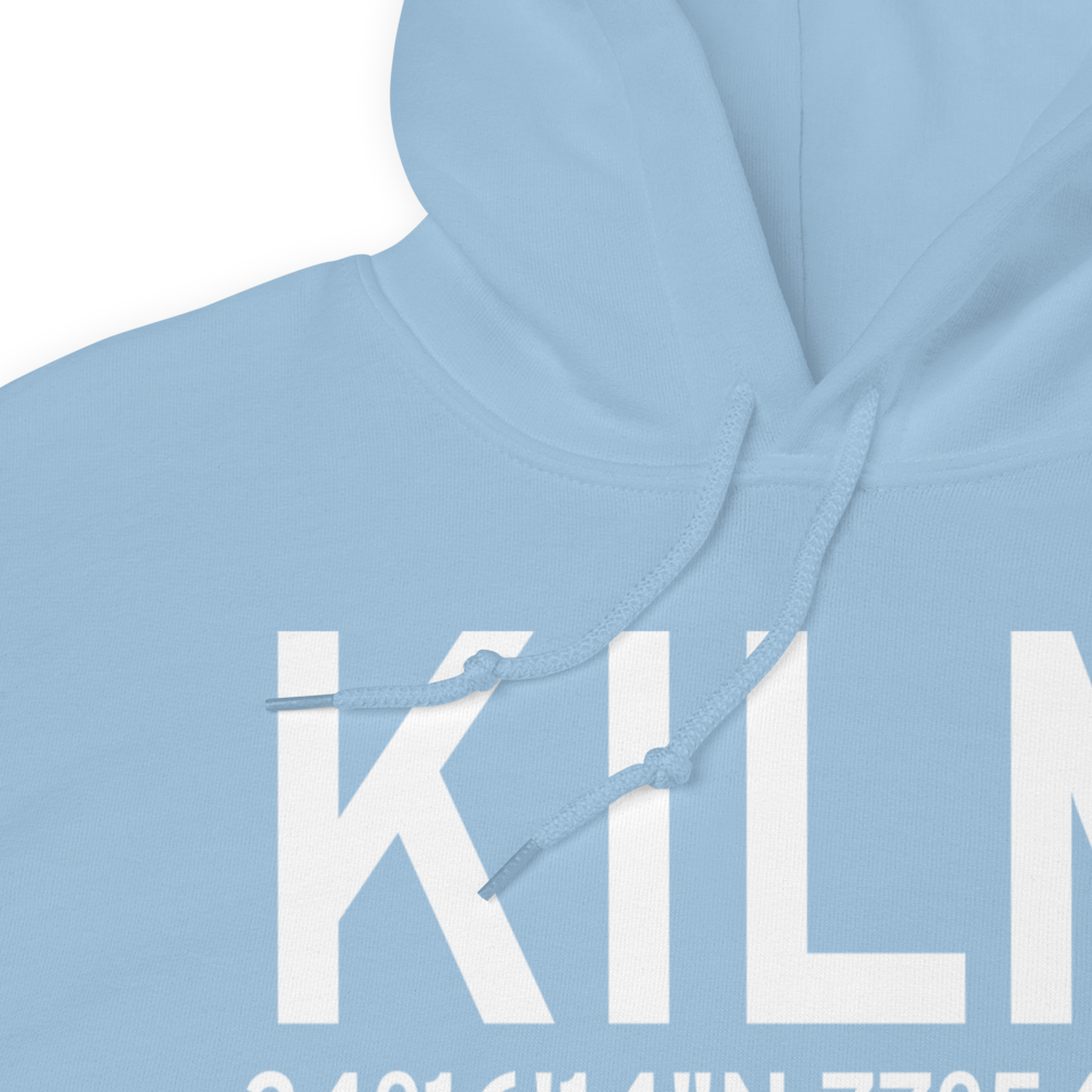 Wilmington International Airport (KILM) ICAO Hoodie Sweatshirt 