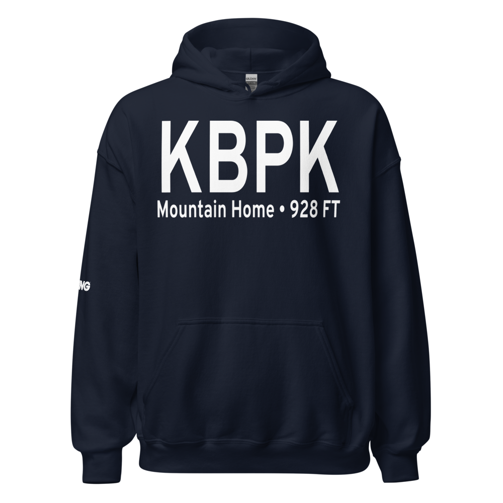 Ozark Regional Airport (KBPK) ICAO Hoodie Sweatshirt 