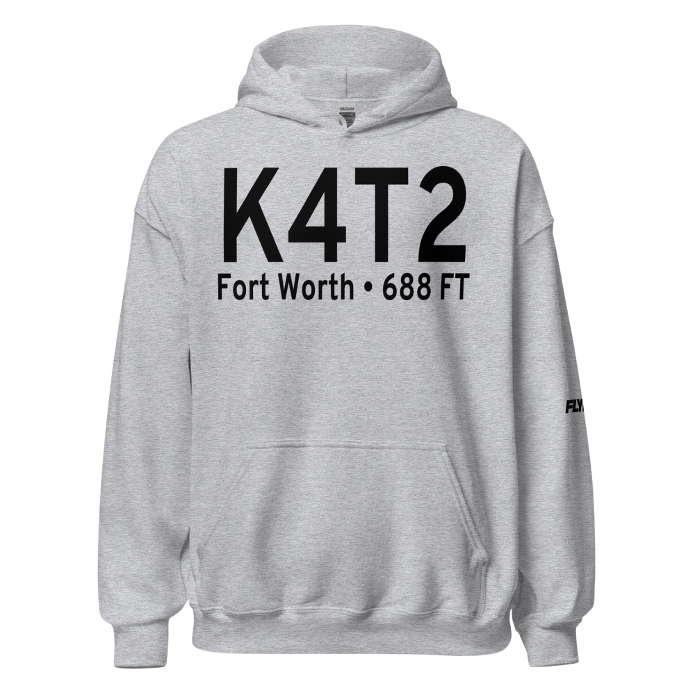 Kenneth Copeland Airport (K4T2) ICAO Hoodie Sweatshirt 