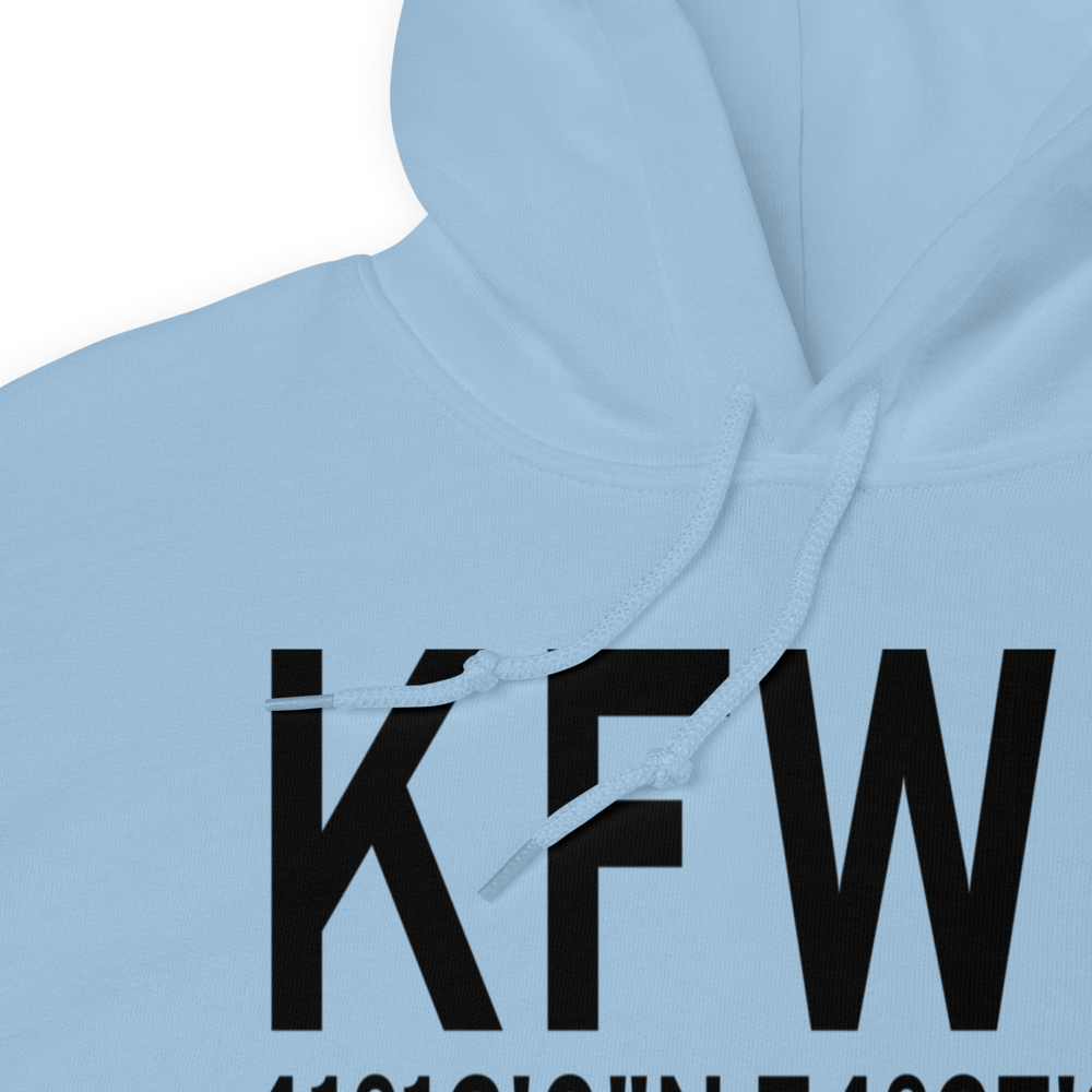Sussex Airport (KFWN) ICAO Hoodie Sweatshirt 