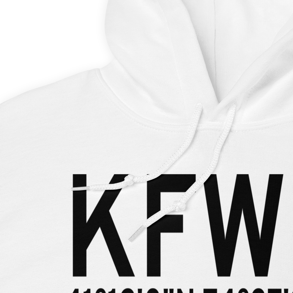 Sussex Airport (KFWN) ICAO Hoodie Sweatshirt 