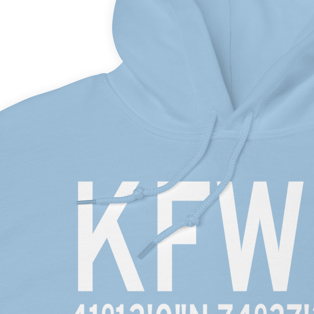 Sussex Airport (KFWN) ICAO Hoodie Sweatshirt 