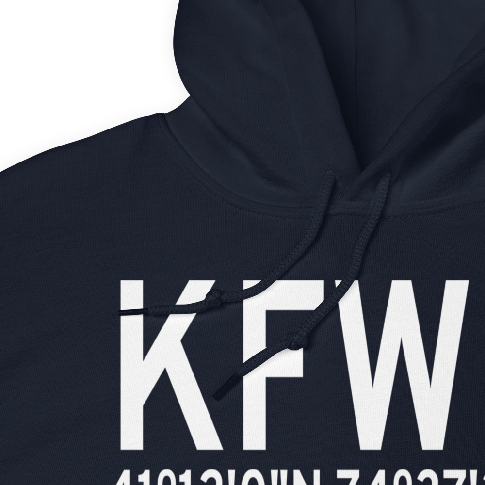 Sussex Airport (KFWN) ICAO Hoodie Sweatshirt 