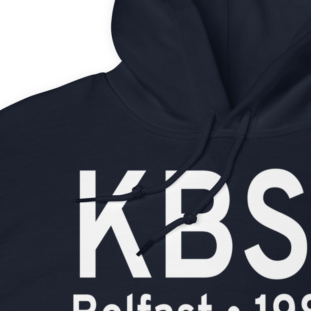 Belfast Municipal Airport (KBST) ICAO Hoodie Sweatshirt 