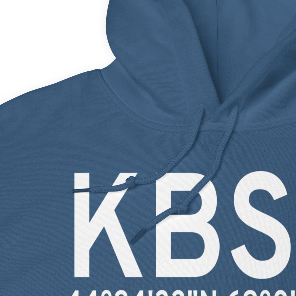 Belfast Municipal Airport (KBST) ICAO Hoodie Sweatshirt 