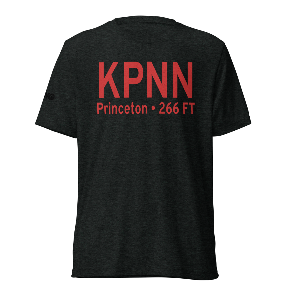 Princeton Municipal Airport (KPNN) ICAO Tri-blend T-Shirt 
