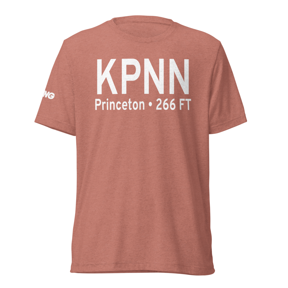 Princeton Municipal Airport (KPNN) ICAO Tri-blend T-Shirt 