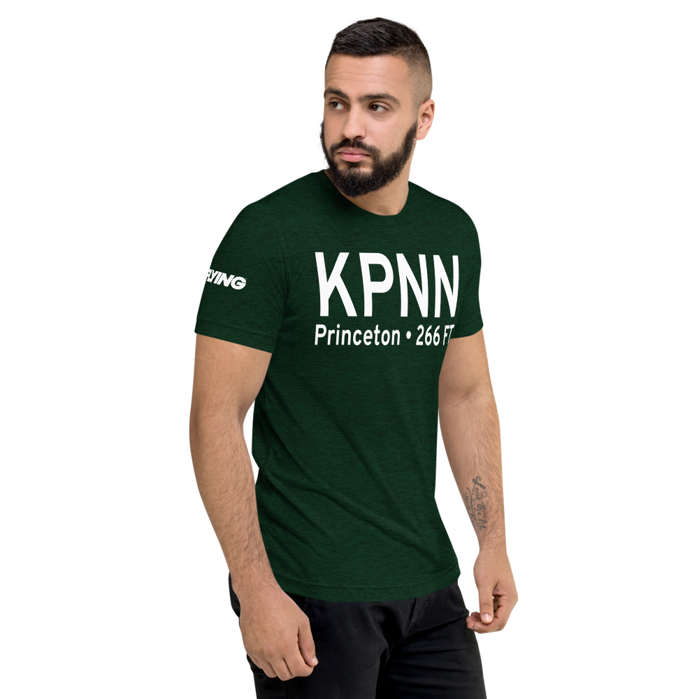 Princeton Municipal Airport (KPNN) ICAO Tri-blend T-Shirt 
