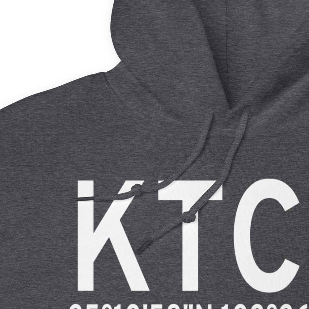 Tucumcari Municipal Airport (KTCC) ICAO Hoodie Sweatshirt 