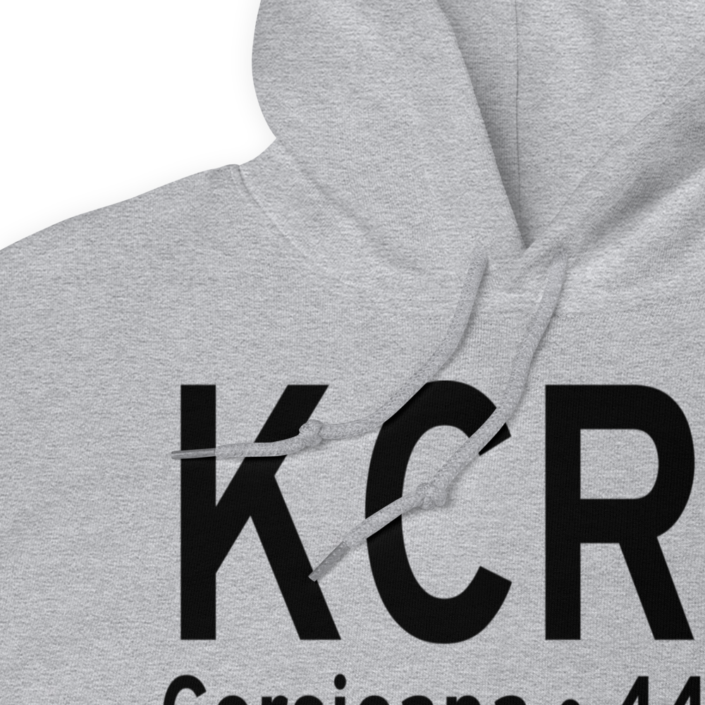 C David Campbell Field Corsicana Municipal Airport (KCRS) ICAO Hoodie Sweatshirt 