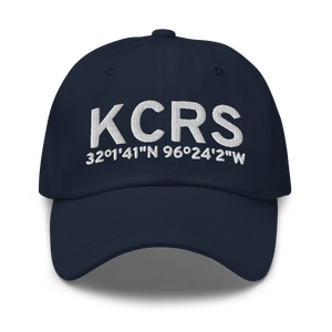 C David Campbell Field Corsicana Municipal Airport (KCRS) ICAO Hat